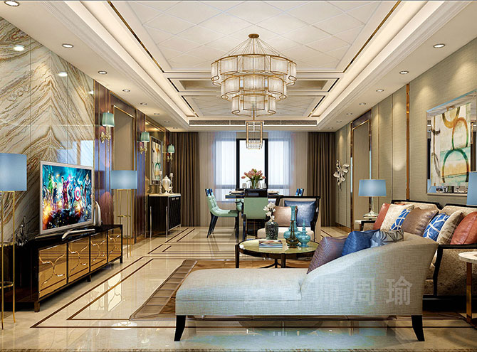 国产精品酒店荡妇世纪江尚三室两厅168平装修设计效果欣赏